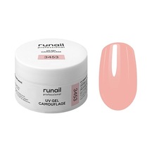 Runail Professional Protez Tırnak Jeli Uv Gel Camouflage Tatlı Pembe 15gr. 3453