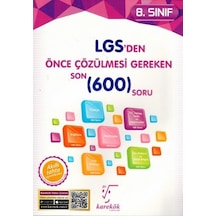 8.Sınıf LGS'den Önce Çözülmesi Gereken Son 600 Soru- Karekök Eğitim Yayın