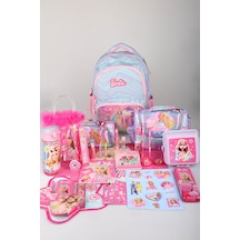 X Dekomus Lisanslı Barbie Deniz Kızı Collection Premium Full Kırtasiye Seti Okul,termoslu Beslenme Ve Kalem Çantası,beslenme Kabı,matara Altın
