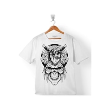 Vıper Logos Skull Kuru Kafa Skeleton Satanist Çocuk Tişört 001