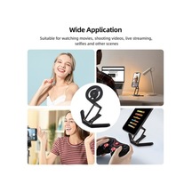 Pazly Manyetik Katlanır Telefon Tutucu, 360 Dönüşlü Masaüstü Üçayak, İphone & Android Uyumlu