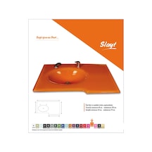 Cam Lavabo Slayt Modeli 90 x 56 CM