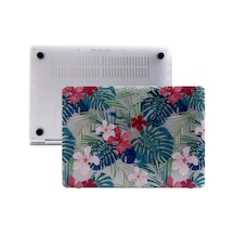 McStorey Apple Uyumlu MacBook Air M1 ile Kılıf HardCase A1932 A2179 A2337 Flower01NL