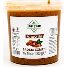 % 100 İri Badem Ezmesi Şekersiz 1kg