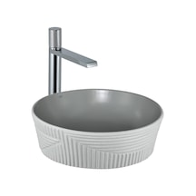 Lena E-W1502MAG Tezgahüstü Lavabo Mat Gri