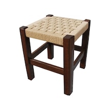 Ahşap Hasır Örgü Tabure 40 Cm. (372811286)
