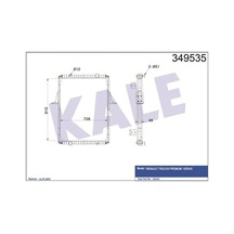 Kale 349535 Su Radyatörü Renault Trucks Premium Kera Cercevelı Mt 1996 Ve Sonrası 5010230485