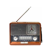 Vintage - 69 - Nostaljik Radyo Aux Usb Sd Kart Girişli Şarjlı - Muratech - Bluetooth Bağlantılı