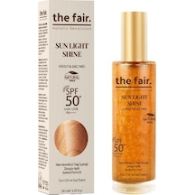 The Fair Sun Light Shine Parıltılı Güneş Koruyucu Saç ve Vücut Yağı SPF50+ 130 ML