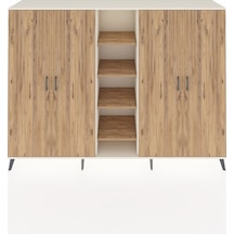 Hyperion Dolap 12 Raflı 4 Kapaklı 220x44x163 Aytaşı-çam Atlas Çam - Aytası