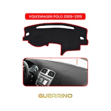 Volkswagen Polo 2009-2019 Torpido Koruma Halısı Kırmızı Kenar