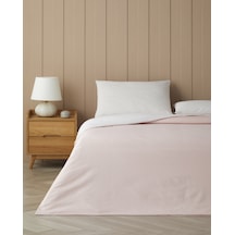 English Home Sweet Dots Kolay Ütülenir Çift Kişilik Çarşaflı Nevresim Takımı 200x220 Cm Açık Mavi Pembe