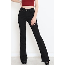 Mokashopin - İspanyol Paça Kot Pantolon Siyah1 - 17274.1431. 001