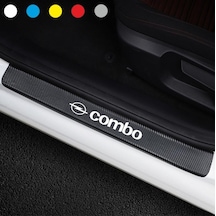 Opel Combo Için Karbon Kapı Eşiği Sticker ( 4 Adet )