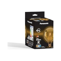 Panasonic E27 Dim Edilebilir Filaman G125 Lamba 7w 630lm 2000k Gold Enerji Sınıfı F