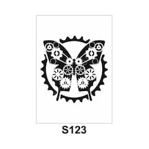 Diğer Karışık Desenler Stencil Şablon 25X25 S-123