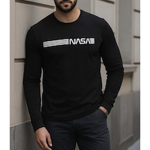 Suma Erkek Uzun Kollu Bisiklet Yaka Viskon Sweat Siyah 2xl-3xl