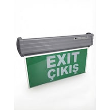 Selda Elektrik Sg055 Çift Yönlü Acil Yönlendirme Armatürü Exit Çıkış Sıva Altı Alçı Montaj Malzemeli