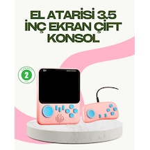 666 Oyunlu Retro Game Console Tv Ve Çift Gamepad Desteği