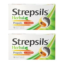 Strepsils Herbal Propolis Aromalı 16 Pastil 2'li