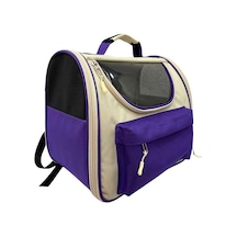 Pet Pretty Kedi Köpek İçin Taşıma Çantası Space Model Backpak Mor 36x30x30 Cm