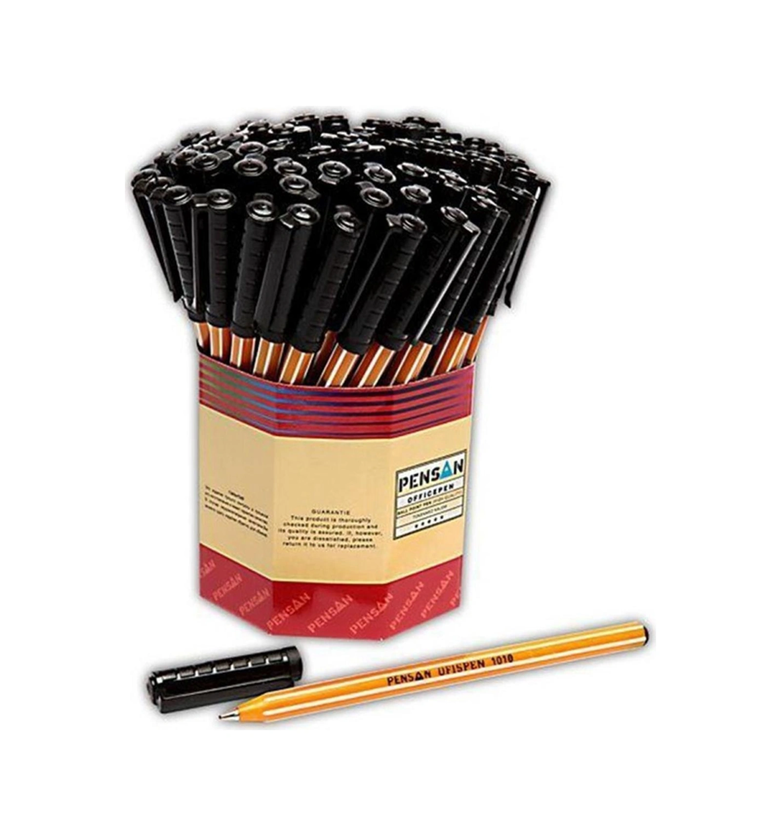 1010 Ofis Pen Tükenmez Kalem 1,0 Mm Siyah 60 Lı 1 Paket 60 Adet No Color