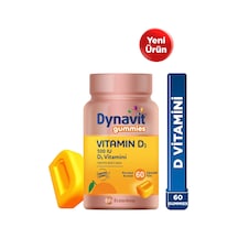 Dynavit Gummies Vitamin D3 60 Çiğnenebilir Form - Aile Boyu Kullanım D Vitamini Kas & Kemik & Bağışıklık