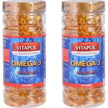 Vitapol Omega 3 Balik Yağı 2 Kutu 400 Softgel