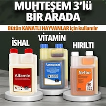 Malatyayem Farmatom Vitamin-Neftor Hırıltı-Alfamin Ishal 3*500Ml