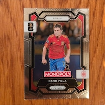 Prizm Monopoly David Villa No. 44 Lisanlı Oyun Kartları - Silver