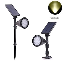 30 Watt Solar Çim Bahçe Armatürü / Çim Saplama Ağaç Aydınlatma Sarı Günışığı