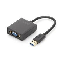 Digitus Usb'Den Vga'Ya Çevirici.Vga 1080P.Usb 3.0 Da-70840