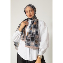 Mimiyum Soft Şal Zincir Leopar Toprak