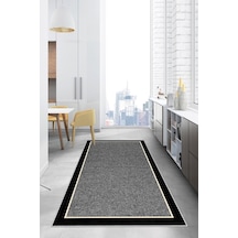 West Home Dijital Baskı Yıkanabilir Kaymaz Taban Salon Halısı Mutfak Halısı Yolluk Wh 478 Grey