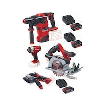 Einhell Herocco 36/28 36V Kırıcı Delici TE-CI 18/1 Torklu DarbeliVidalama TE-AG 18/115 Avuç Taşlama TE-CS 18/150 Daire Testere 2X4.0+2.5ah Akülü Set