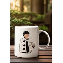 The Office Jim Cadılar Bayramı Kostümü Baskılı Kupa Bardak Beyaz