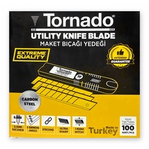 Tornado 18mm Maket Bıçağı Yedeği 100 Adet