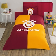 Taç Lisanslı Galatasaray Efsane Pamuk Tek Kişilik Nevresim Takımı 000000001000051950 Çok Renkli