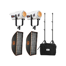 Gdx Lm-300c Iı İkili Set Video Ve Fotoğraf Sürekli Işık