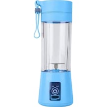 Portatif Taşınabilir Usb Şarjlı Mikser El Blender Mavi 380 ML