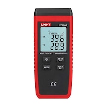 Unit Ut320d Mını Termometre Çift Prop Girişli Sıcaklık Ölçer