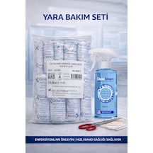 Hidrofil Sargı Bezi 10 Cm X 1,5 M 50'li Paket + Cleansmart Yara Temizleme Spreyi Seti 500 Ml