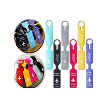 Geeksen 6 Adet Plastik Bagaj Etiketi - İsim Kartı İçeren Seyahat Çantası Etiketleri, Güvenli Ve Tanınabilir Bagajlar İçin