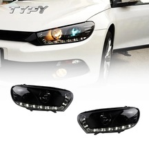 Volksvagen Scirocco 2010-2011 Siyah Sonar Ledli Ön Far