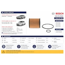 Bosch Toyota Corolla Auris 1.4 D-4d Yağ Filtresi 2007-2018