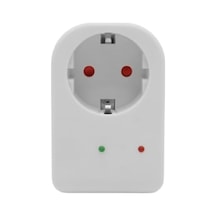 Tekli Akım Korumalı Kablosuz Priz Çocuk Koruma 3500w 16a Led Göstergeli