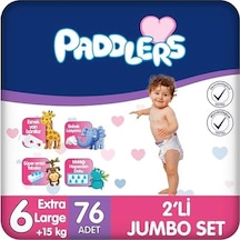 Bebek Bezi 6 Numara X-large 15+ Kg 76 Adet 2 Li Set