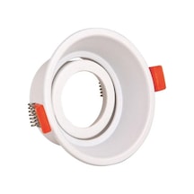 Helios: Tekli Yuvarlak Dekoratif Kasa, Beyaz Hs 1409 Beyaz