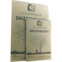 Skizzenblock Kraft Eskiz Defteri 15 Yaprak 90Gr 25X35Cm