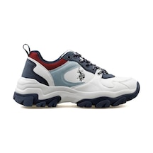 U.s. Polo Assn. Tracky 4pr Kadın Beyaz-mavi Sneaker Ayakkabı-beyaz Beyaz